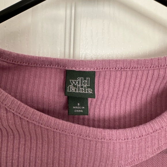 Wild Fable Short Sleeve Mesh Bodysuit - Picture 3 of 3